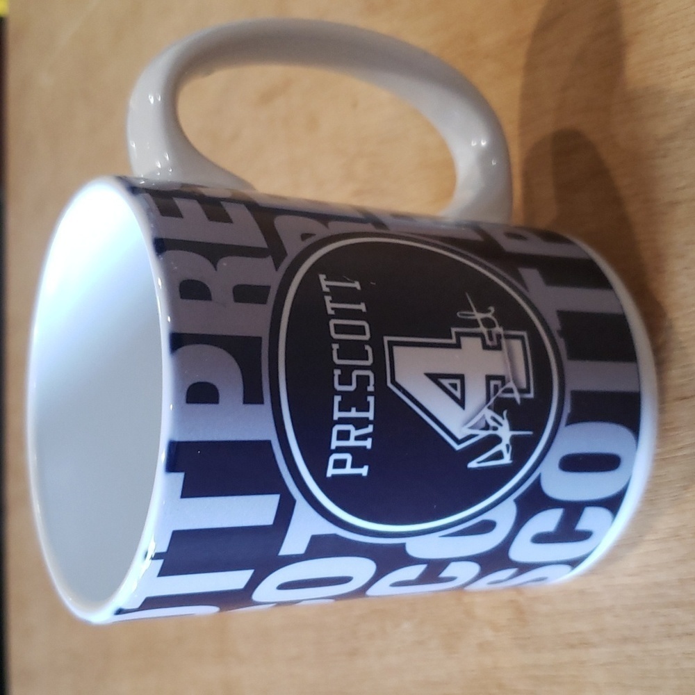 NFL Dak Prescott 15 oz bold print mug